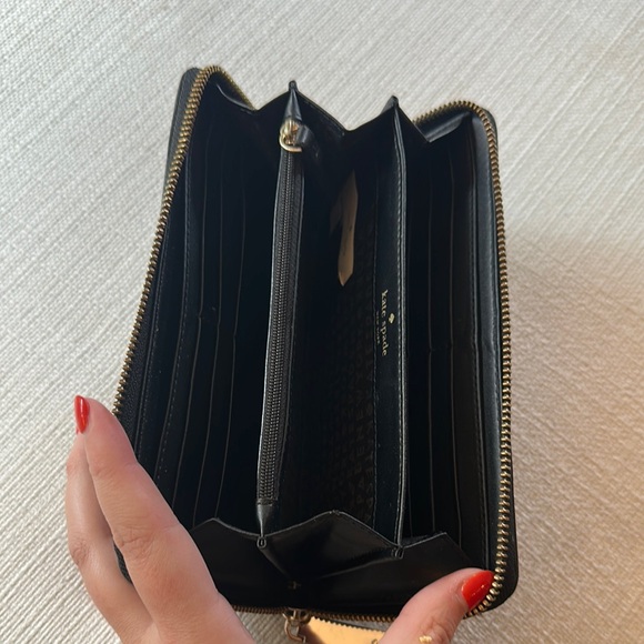 Kate Spade Black Leather Wallet - Picture 4 of 4